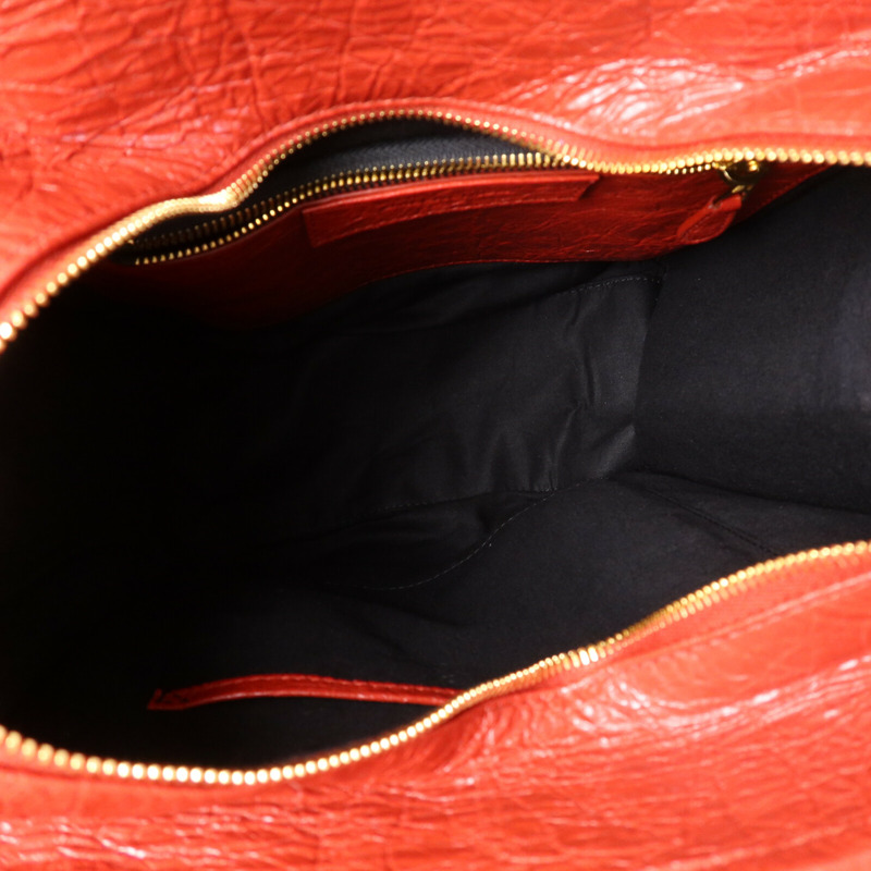 BALENCIAGA 牛皮皮革Bazar金扣手挽肩背兩用袋-4