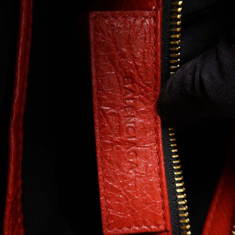 BALENCIAGA 牛皮皮革Bazar金扣手挽肩背兩用袋-5