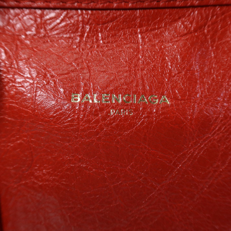 BALENCIAGA 牛皮皮革Bazar金扣手挽肩背兩用袋-7