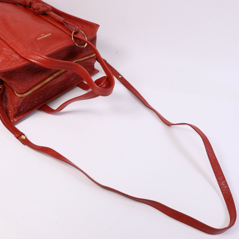 BALENCIAGA 牛皮皮革Bazar金扣手挽肩背兩用袋-8