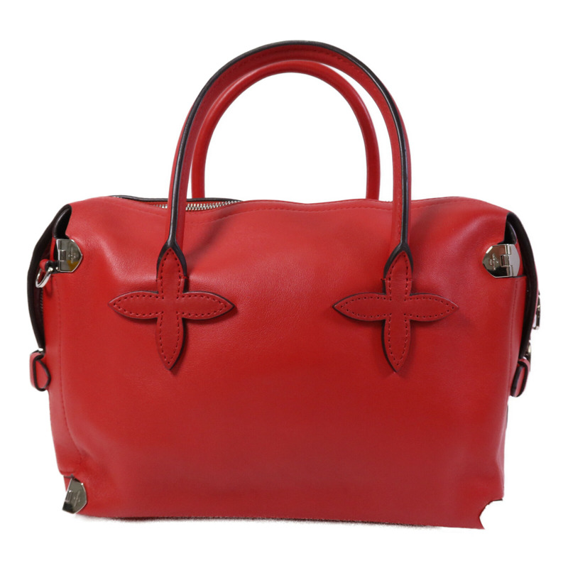 LOUIS VUITTON 牛皮皮革Garance銀扣手挽肩背兩用袋-1