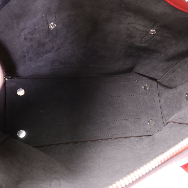 LOUIS VUITTON 牛皮皮革Garance銀扣手挽肩背兩用袋-4