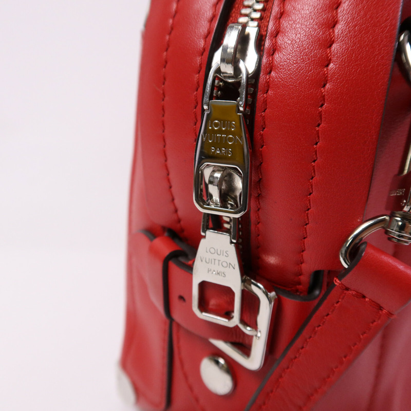 LOUIS VUITTON 牛皮皮革Garance銀扣手挽肩背兩用袋-6