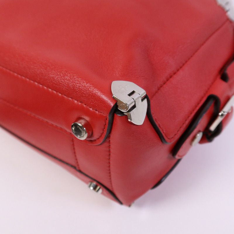 LOUIS VUITTON 牛皮皮革Garance銀扣手挽肩背兩用袋-10