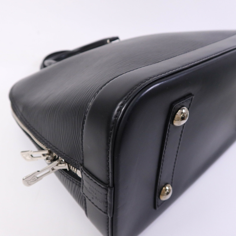 LOUIS VUITTON Epi Alma PM銀扣手挽肩背兩用袋-11