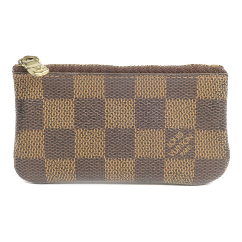 LOUIS VUITTON Damier Key Pouch金扣零錢包-1