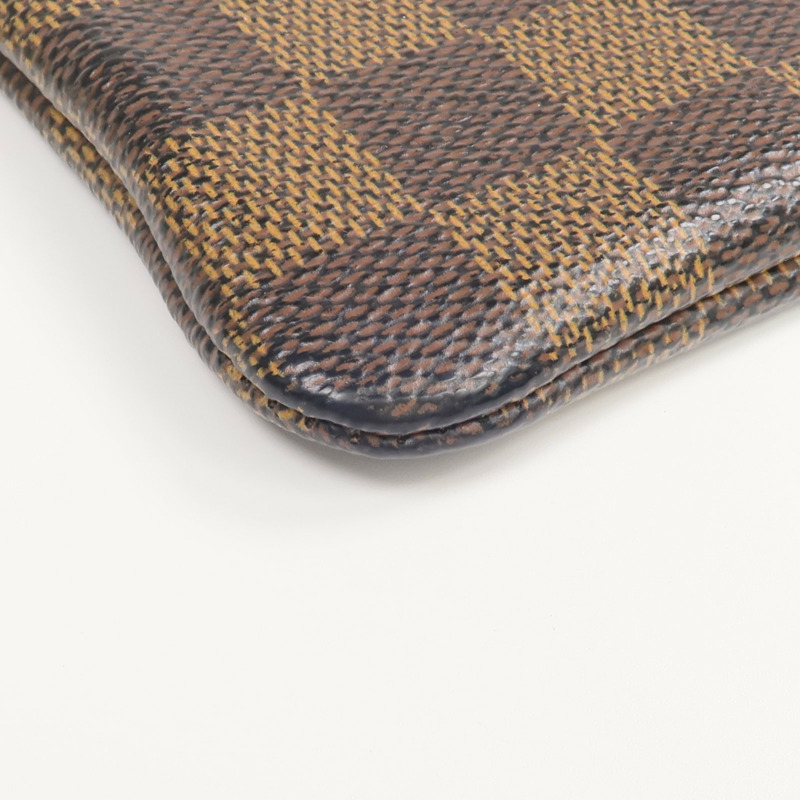 LOUIS VUITTON Damier Key Pouch金扣零錢包-8