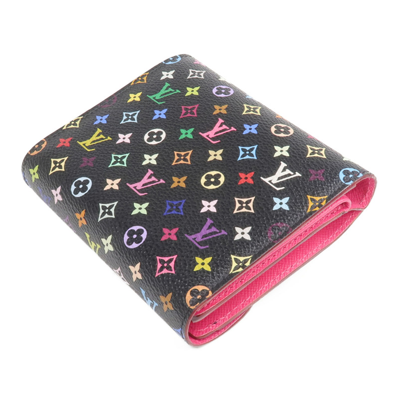 LOUIS VUITTON Monogram Multicolore Portefeui Joy Wallet金扣錢包-4