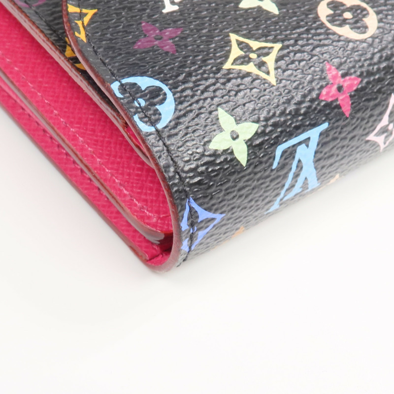 LOUIS VUITTON Monogram Multicolore Portefeui Joy Wallet金扣錢包-9