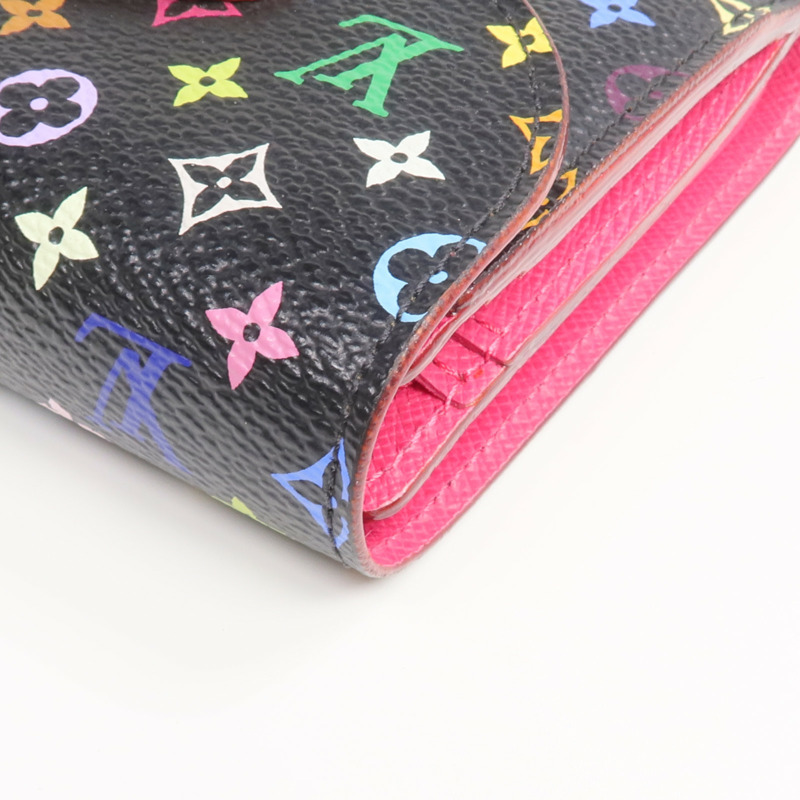 LOUIS VUITTON Monogram Multicolore Portefeui Joy Wallet金扣錢包-10