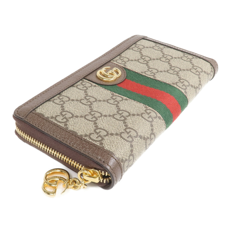 GUCCI 塗層帆布Ophidia GG Long Wallet金扣長錢包-3