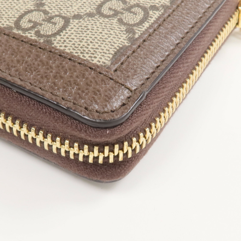GUCCI 塗層帆布Ophidia GG Long Wallet金扣長錢包-9