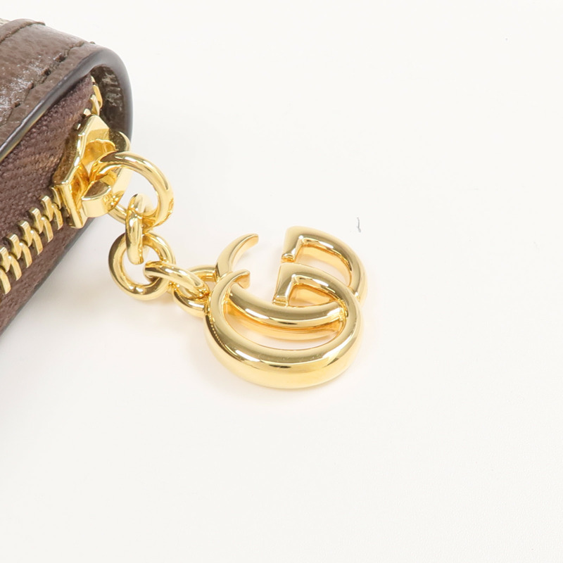 GUCCI 塗層帆布Ophidia GG Long Wallet金扣長錢包-10