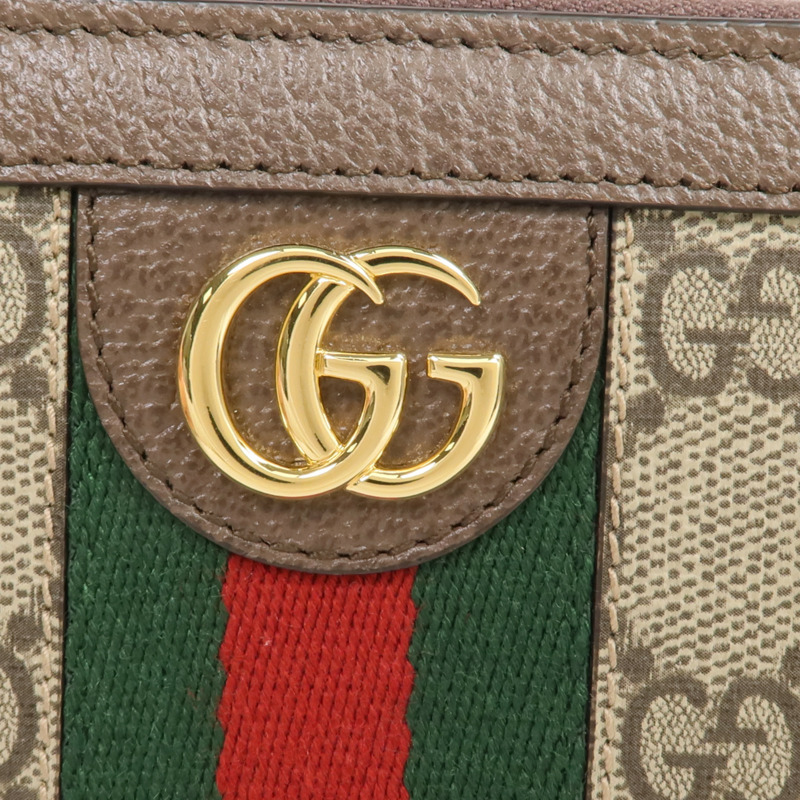 GUCCI 塗層帆布Ophidia GG Long Wallet金扣長錢包-11
