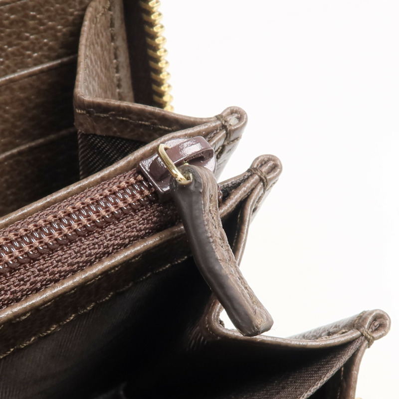 GUCCI 塗層帆布Ophidia GG Long Wallet金扣長錢包-13