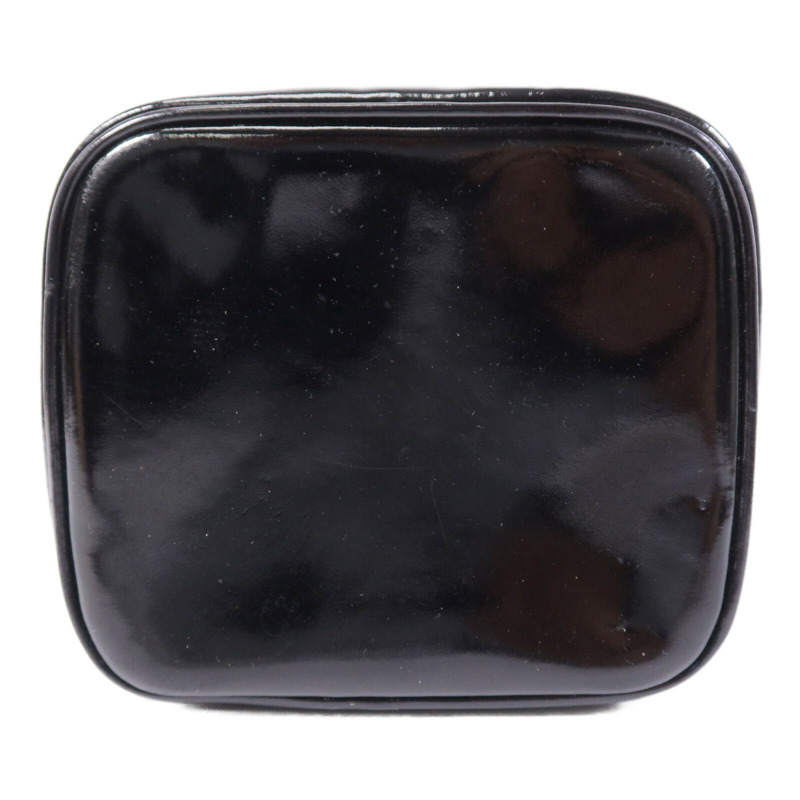CHANEL 漆皮皮革 Vintage Vanity Case金扣手挽袋-3