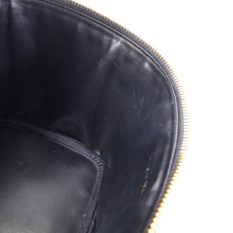 CHANEL 漆皮皮革 Vintage Vanity Case金扣手挽袋-16