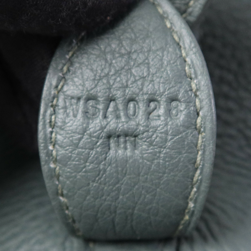 HERMES Togo皮革Bolide Messenger銀扣肩背袋Vert Mangrove-7