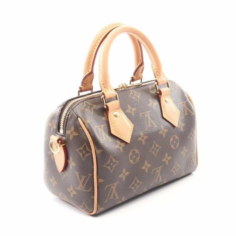 路易威登 Speedy Bandoulière 20 手提包，塗層帆布和皮革，Monogram 圖案，女士，棕色，M46222-1