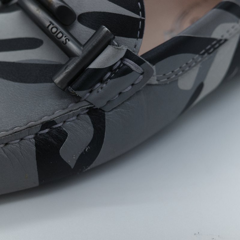 Tod's 托德斯 Gommino 黑白斑馬紋豆豆鞋 EU35-6