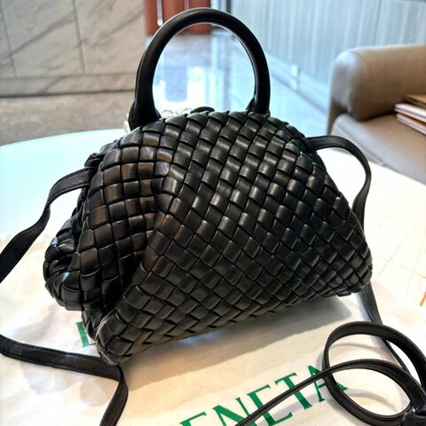*SHIHNA名牌精品* BOTTEGA VENETA Mini Handle 手提/斜背 編織包