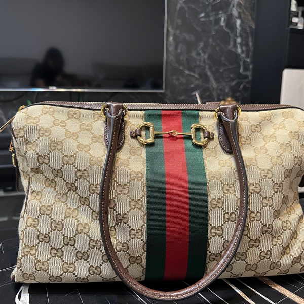 Gucci Borsetto系列大號波士頓包-5