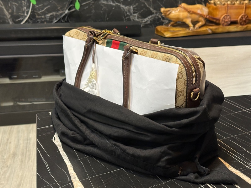 Gucci Borsetto系列大號波士頓包-14