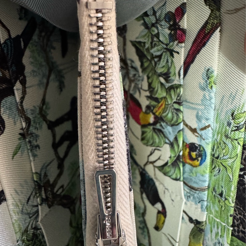 Hermes Silk In Epsom愛馬仕 帝王綠 絲巾長夾 赤道叢林 皮夾 錢包-6
