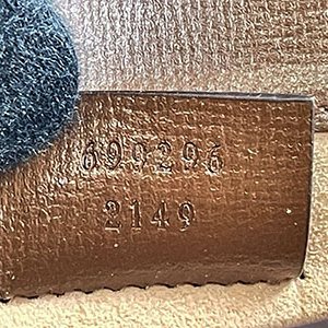 ＊奢華大道國際精品＊【G1830】GUCCI咖啡色 PVC 1955 HORSEBIT馬銜鐵斜背包 69929-7