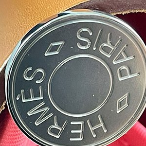 ＊奢華大道國際精品＊【H0421】HERMES杜鵑粉8W 帆布 HERBAG 31CM 兩用包-8