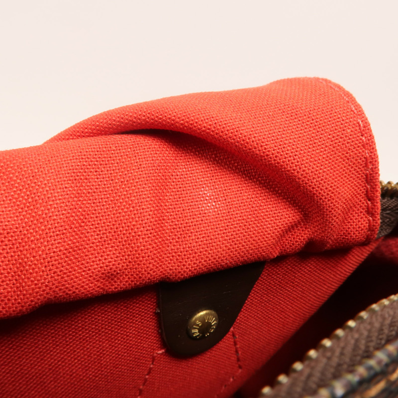 LOUIS VUITTON Damier Speedy 25金扣手挽袋-14