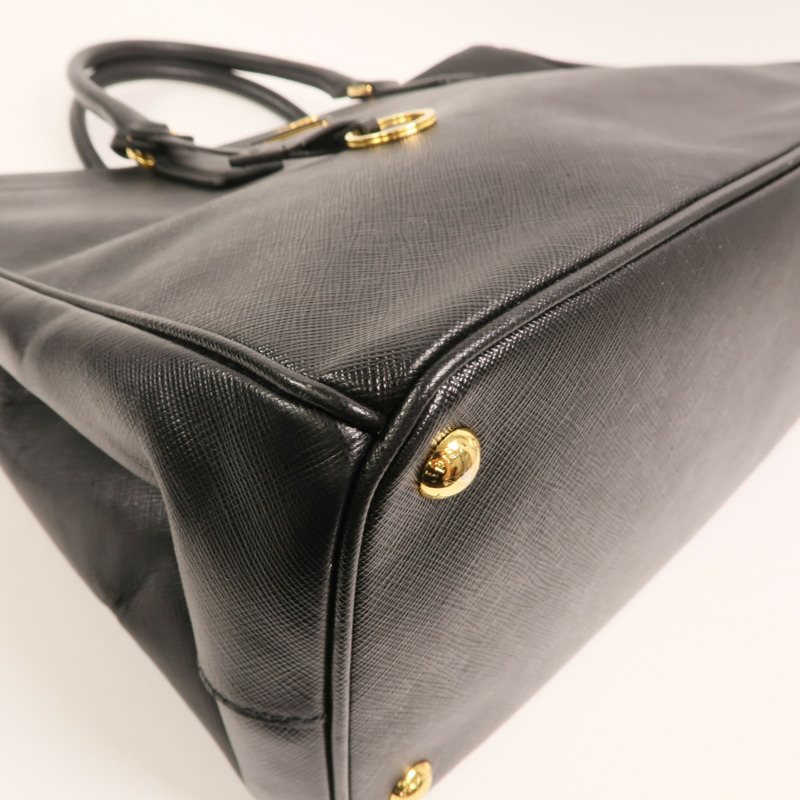 PRADA 牛皮皮革Saffiano Lux Tote Bag金扣手挽袋-11