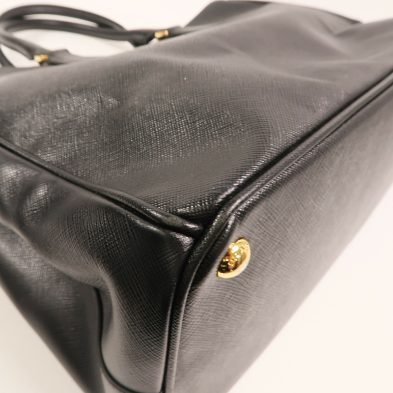 PRADA 牛皮皮革Saffiano Lux Tote Bag金扣手挽袋-13