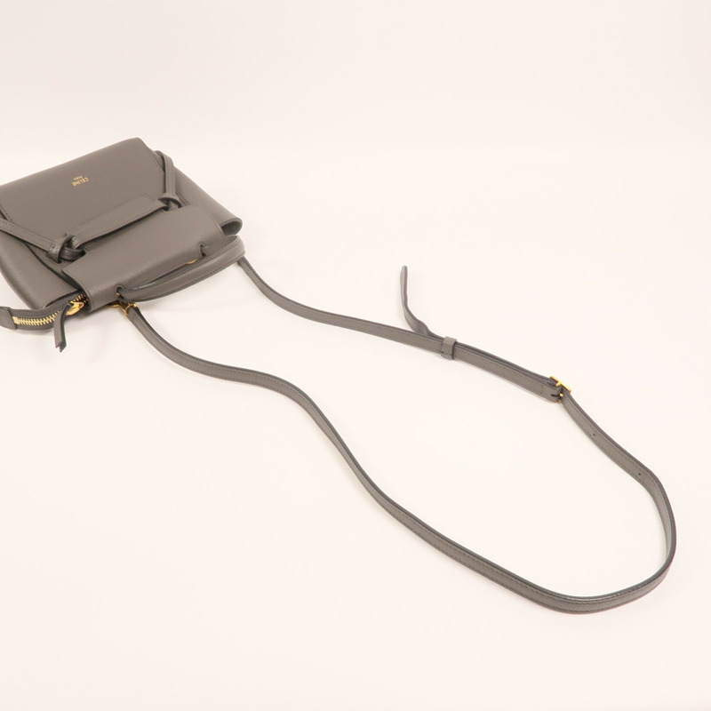 CELINE 牛皮皮革Pico Belt Bag金扣手挽肩背兩用袋-8