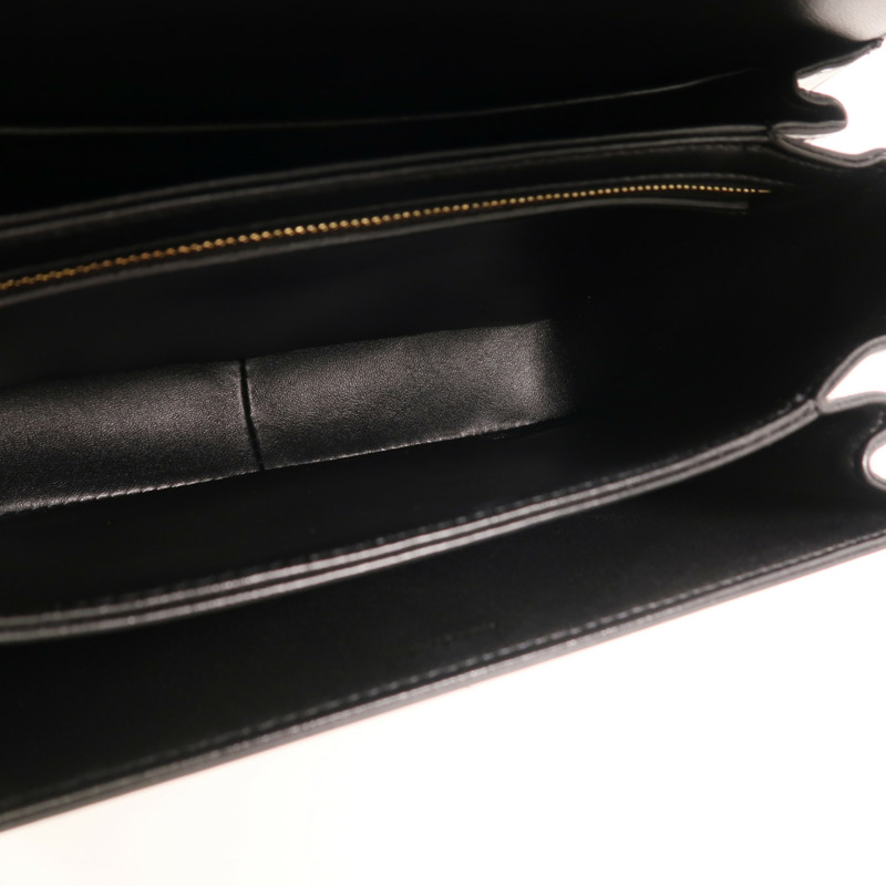 CELINE 牛皮皮革Triomphe金扣肩背袋-4