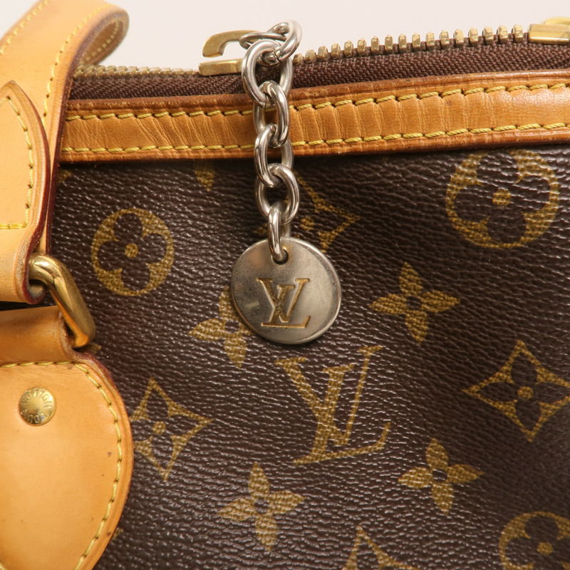 LOUIS VUITTON Monogram Palermo PM金扣手挽肩背兩用袋-14