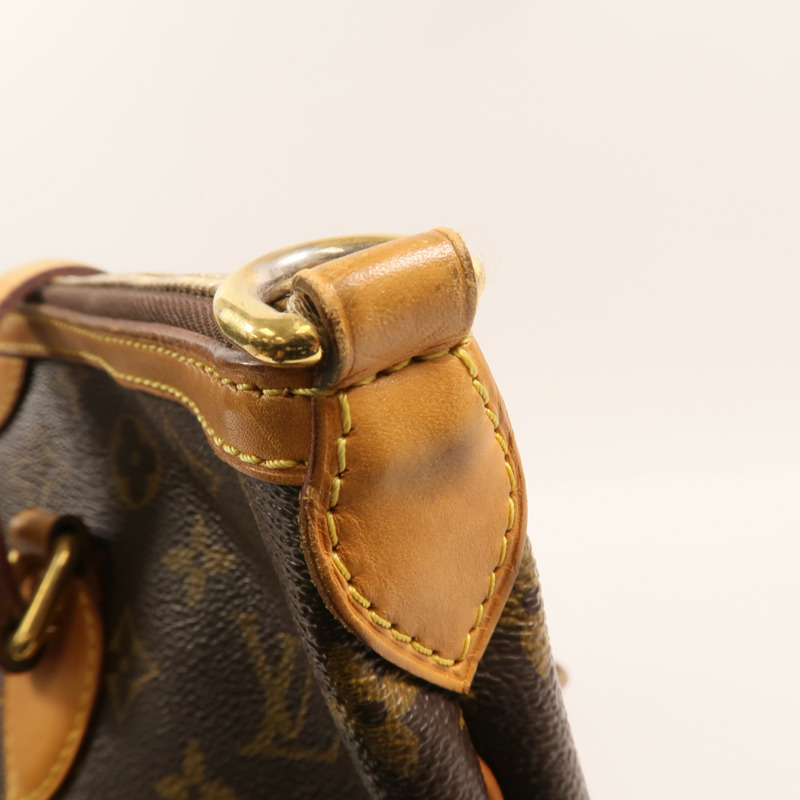 LOUIS VUITTON Monogram Palermo PM金扣手挽肩背兩用袋-15