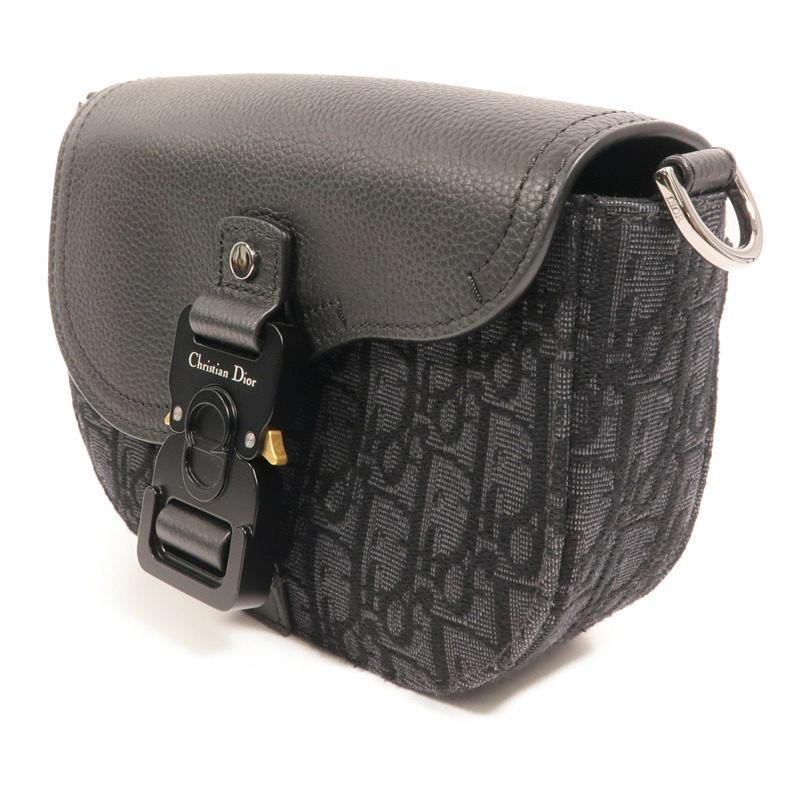 Dior 帆布Mini Saddle Messenger肩背袋-2