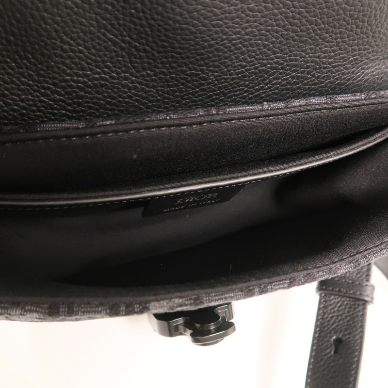 Dior 帆布Mini Saddle Messenger肩背袋-4