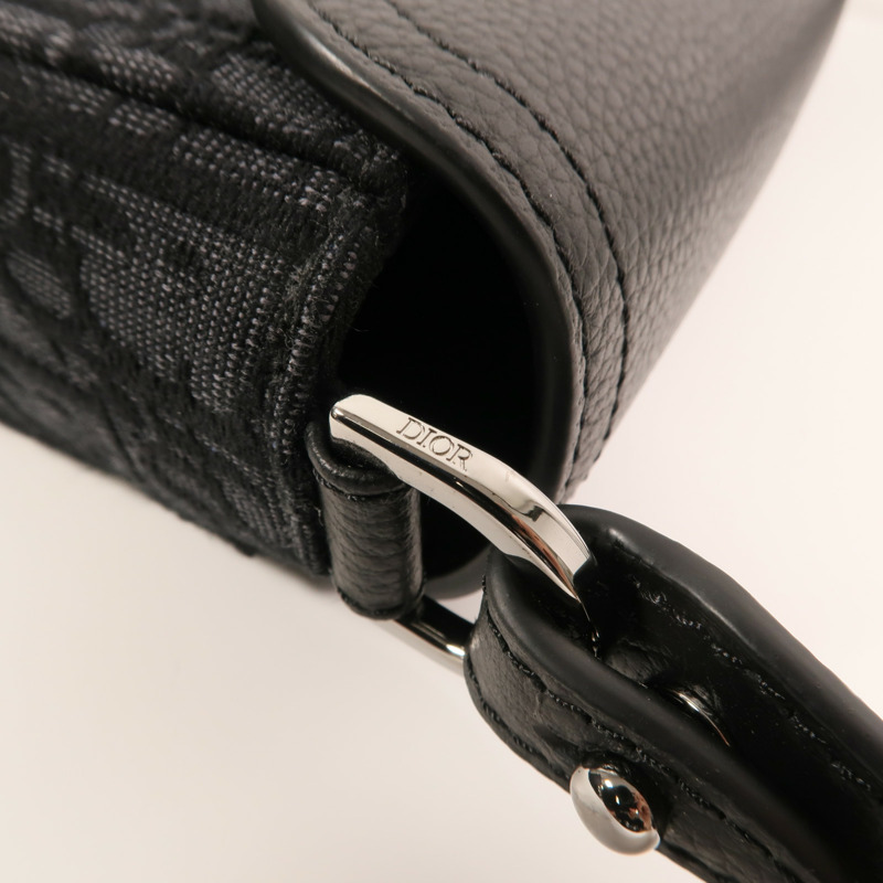 Dior 帆布Mini Saddle Messenger肩背袋-14