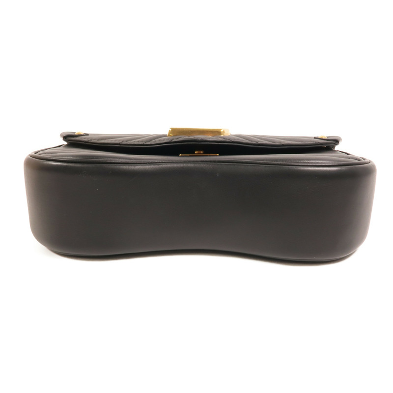 LOUIS VUITTON 牛皮皮革New Wave MM金扣鏈帶手挽肩背兩用袋-3