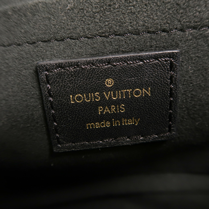 LOUIS VUITTON 牛皮皮革New Wave MM金扣鏈帶手挽肩背兩用袋-5