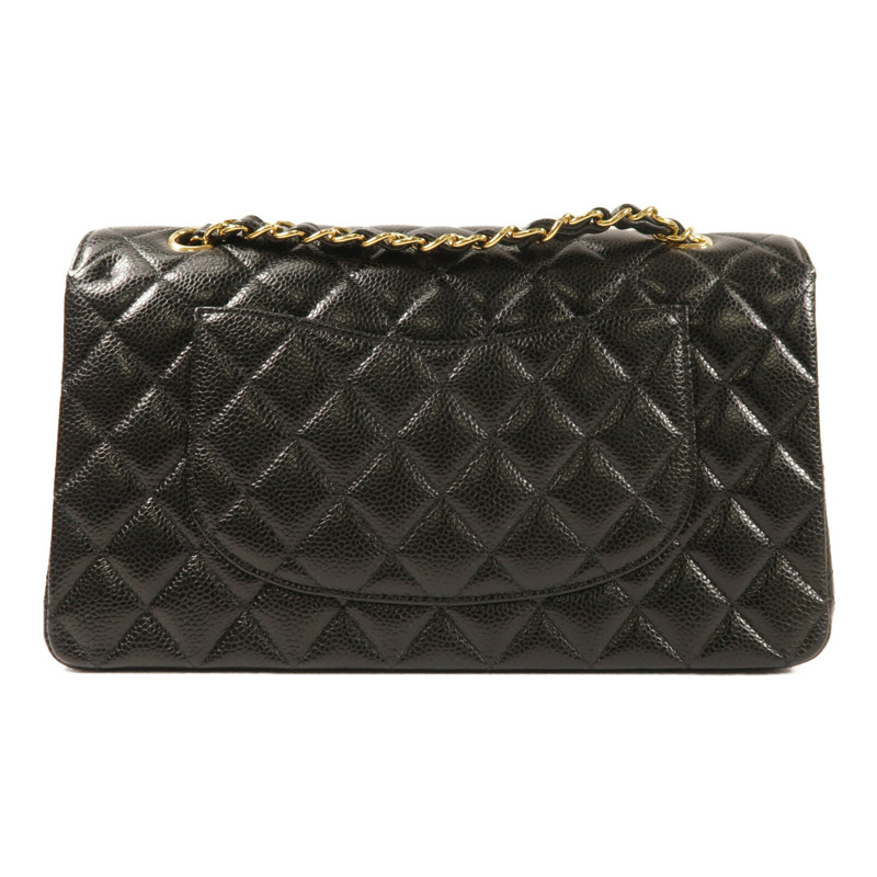 CHANEL 牛皮皮革Classic 25金扣鏈帶肩背袋-1