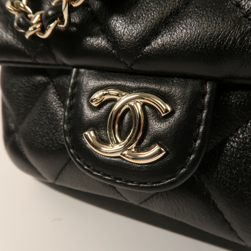 CHANEL 牛皮皮革Duma Backpack金扣背包-15