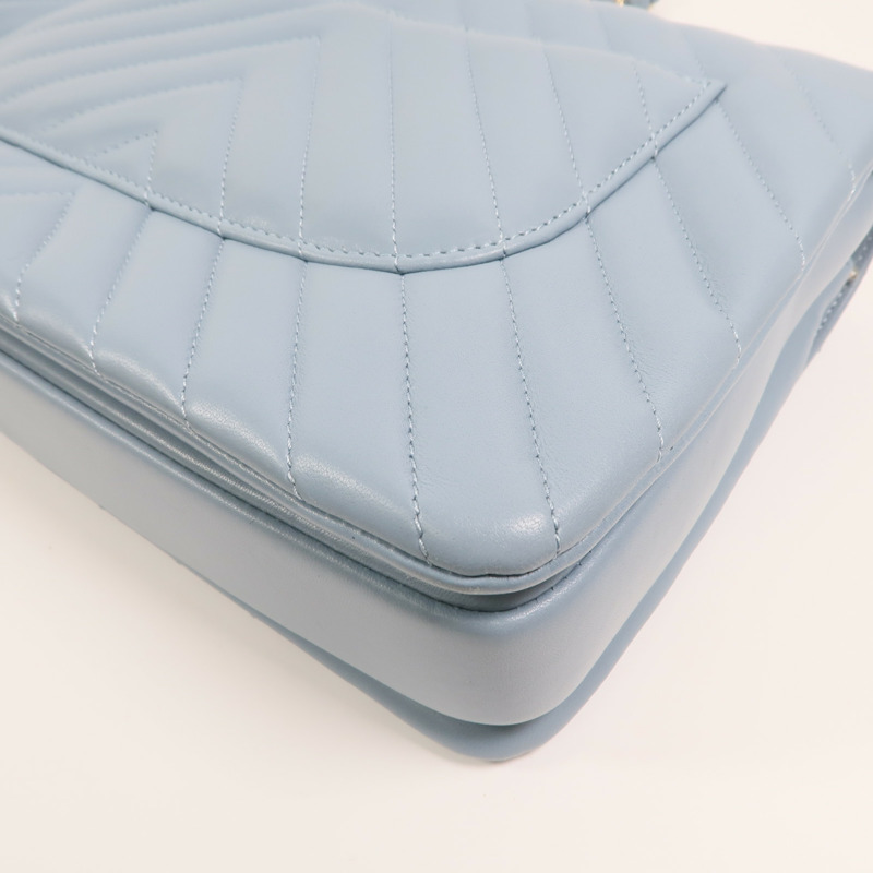 CHANEL 羊皮皮革Trendy CC金扣鏈帶手挽肩背兩用袋-13