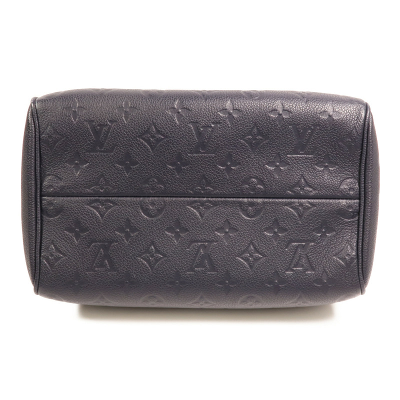 LOUIS VUITTON Monogram Empreinte Speedy Bandouliere 25金扣手挽肩背兩用袋-3
