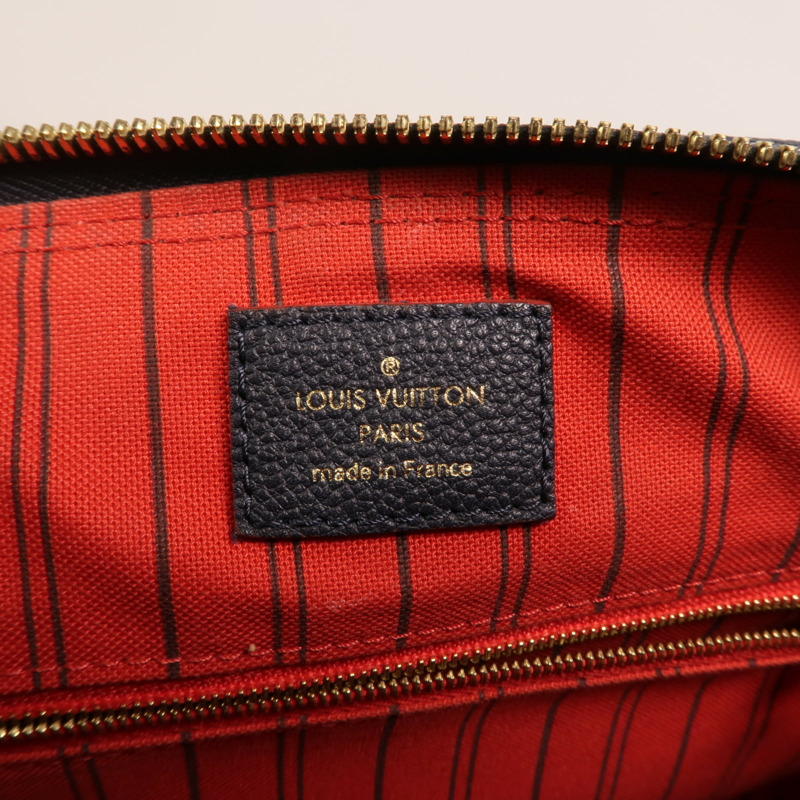 LOUIS VUITTON Monogram Empreinte Speedy Bandouliere 25金扣手挽肩背兩用袋-5