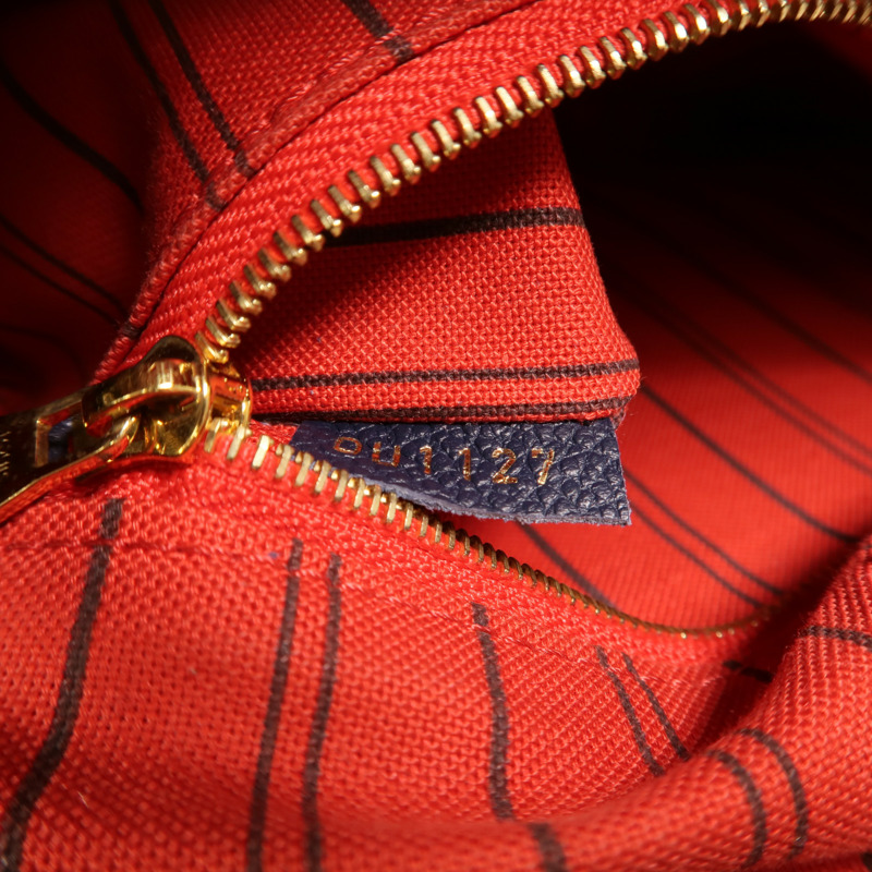 LOUIS VUITTON Monogram Empreinte Speedy Bandouliere 25金扣手挽肩背兩用袋-6