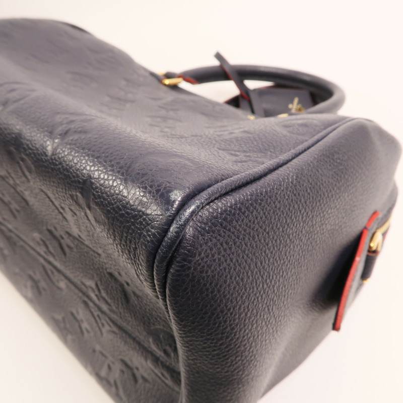 LOUIS VUITTON Monogram Empreinte Speedy Bandouliere 25金扣手挽肩背兩用袋-10