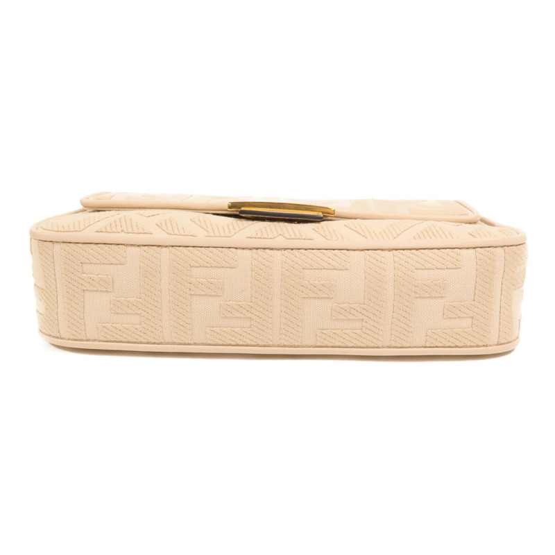FENDI 牛皮皮革Baguette金扣手挽肩背兩用袋-3